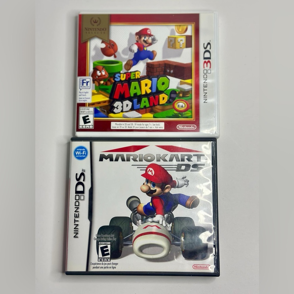 Super Mario 3D Land and Mario Kart Nintendo DS Bundle